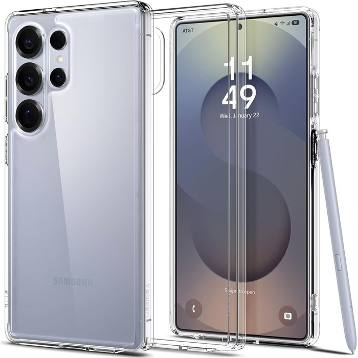ETUI SPIGEN ULTRA HYBRID SAMSUNG GALAXY S25 ULTRA CRYSTAL CLEAR