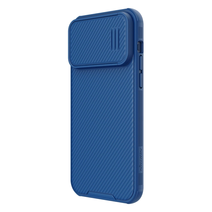 Etui Nillkin CamShield S Case etui iPhone 14 Pro Max pancerny pokrowiec osłona na aparat niebieskie