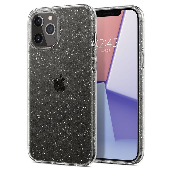 Etui SPIGEN iPhone 12 / 12 Pro Liquid Crystal Glitter Crystal Przeźroczyste Case