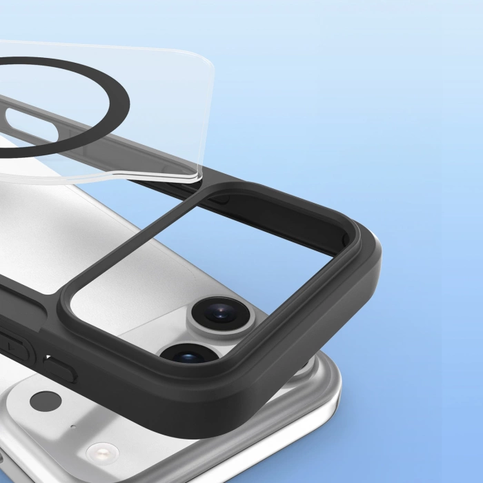 Etui Dux Ducis iPhone 17 Pro Skin X Pro z portfelem MagSafe Czarne