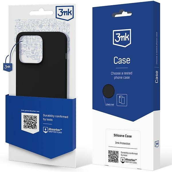 ETUI 3MK Silicone Case iPhone 13 6,1" czarny/black Case