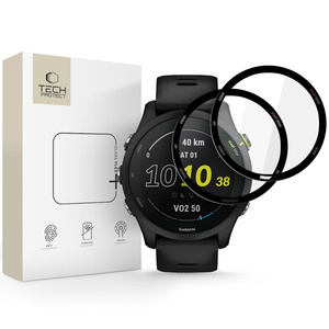 SZKŁO HYBRYDOWE TECH-PROTECT GLASS FLEX+ 2-PACK GARMIN FORERUNNER 255 / 255 MUSIC BLACK