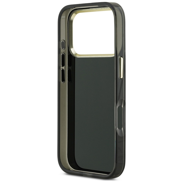 Etui Guess IML 4G Script Metal do iPhone 17 Pro czarny