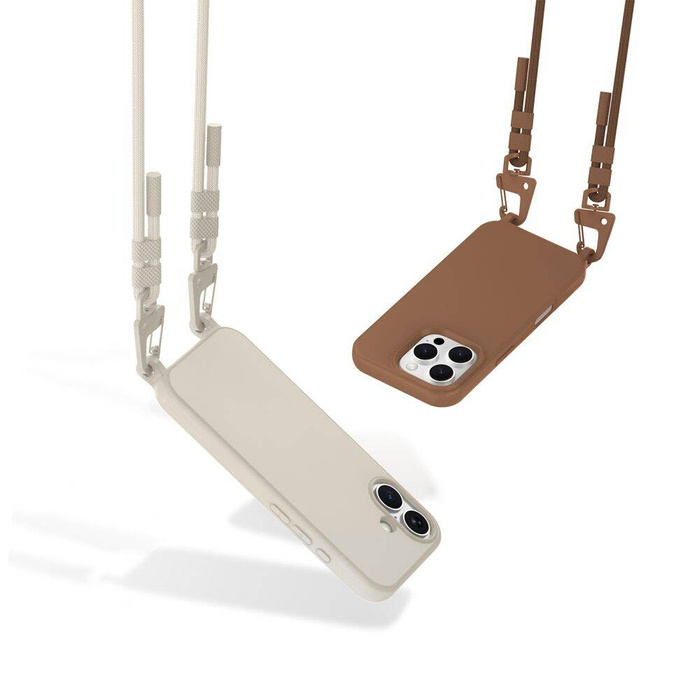 Etui TECH-PROTECT MAGNECKLACE MAGSAFE IPHONE 16 PRO LATTE