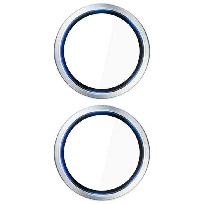 Ochrona na obiektyw aparatu 3MK iPhone 17 HARDY Lens Protection Pro Srebrny