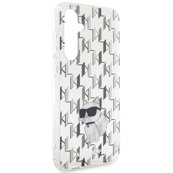 Etui Karl Lagerfeld KLHCS23FEHNCMKLT Samsung Galaxy S23 FE S711 transparent hardcase Monogram Choupette Case