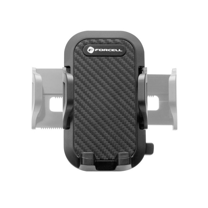 Uchwyt na telefon do samochodu uniwersalny Forcell F-Grip Carbon Bracket ramię 17cm do szyby czarny