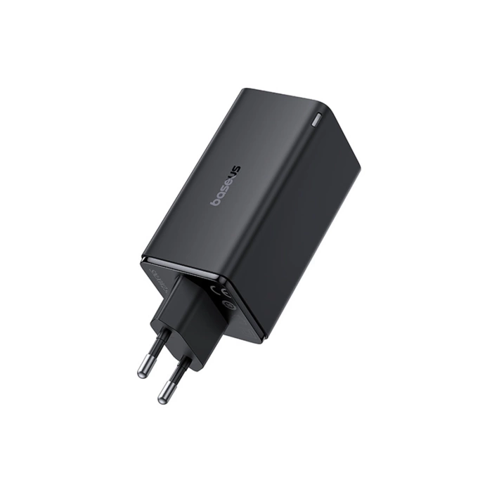 Ładowarka Baseus GaN6 Pro 100W 2 x USB-C 2 x USB-A z czarnym kablem USB-C 100W 1m - czarna