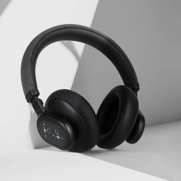 Słuchawki bezprzewodowe nauszne Forcell F-Audio ANC Touch Beat czarne