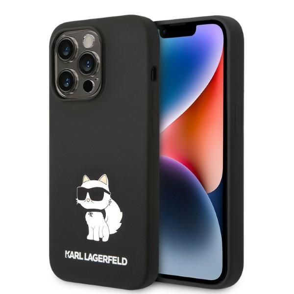 Etui KARL LAGERFELD Apple iPhone 14 Pro Max Silicone Choupette Czarny Hardcase