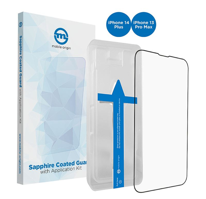 Szkło Hartowane Mobile Origin Screen Guard iPhone 14 Plus / 13 Pro Max Sapphire Coated with applicator