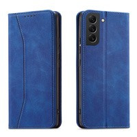 Magnet Fancy Case etui do Samsung Galaxy S22+ (S22 Plus) pokrowiec portfel na karty kartę podstawka niebieski
