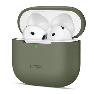 TECH-PROTECT SILICONE APPLE AIRPODS 4 OLIVE GREEN