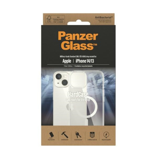Etui PanzerGlass HardCase iPhone 14 6,1" MagSafe Antibacterial Military grade transparent 0409