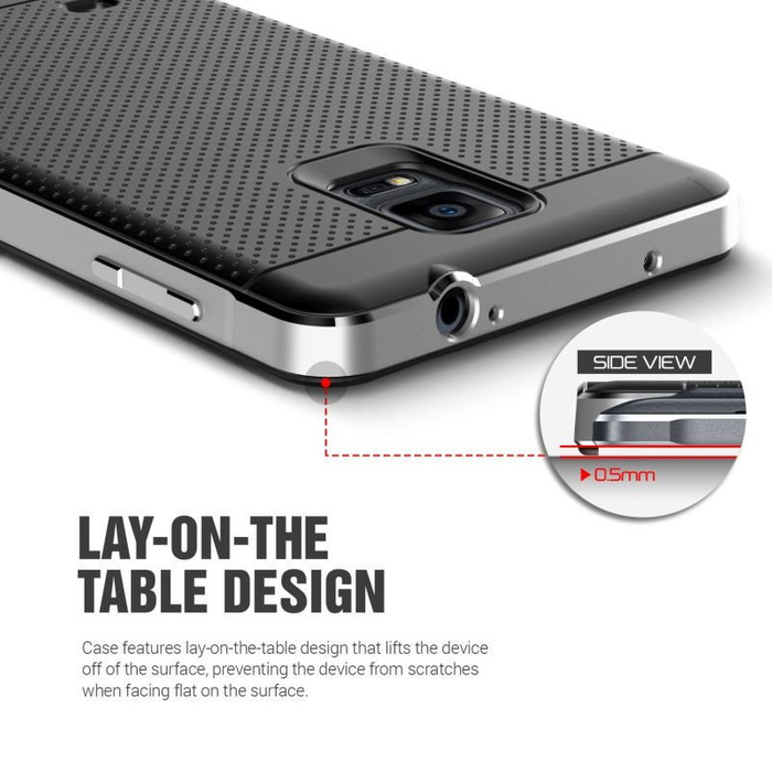 Etui Samsung Galaxy Note 4 VERUS Iron Shield Silver Jak Spigen SGP Pokrowiec