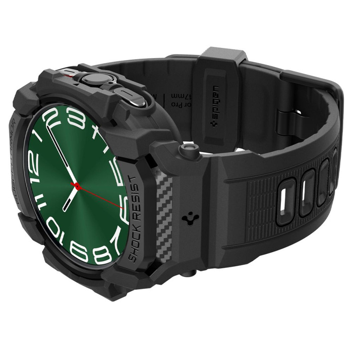 PASEK SPIGEN RUGGED ARMOR ”PRO” SAMSUNG GALAXY WATCH ULTRA (47 MM) MATTE BLACK