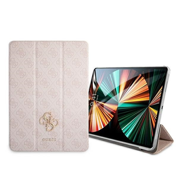 Etui GUESS Apple iPad Pro 11 2021 Book Cover 4G Collection Różowy Case