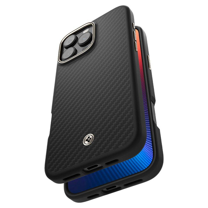 ETUI SPIGEN ENZO ARAMID MAG MAGSAFE IPHONE 16 PRO MAX BLACK/NATURAL