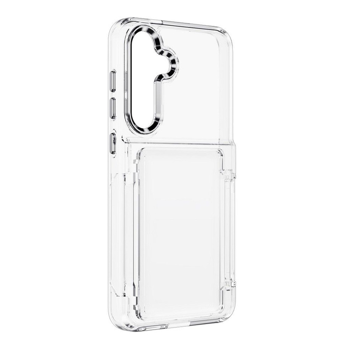 FORCELL F-PROTECT Crystal Pocket futerał do SAMSUNG S24 transparentny