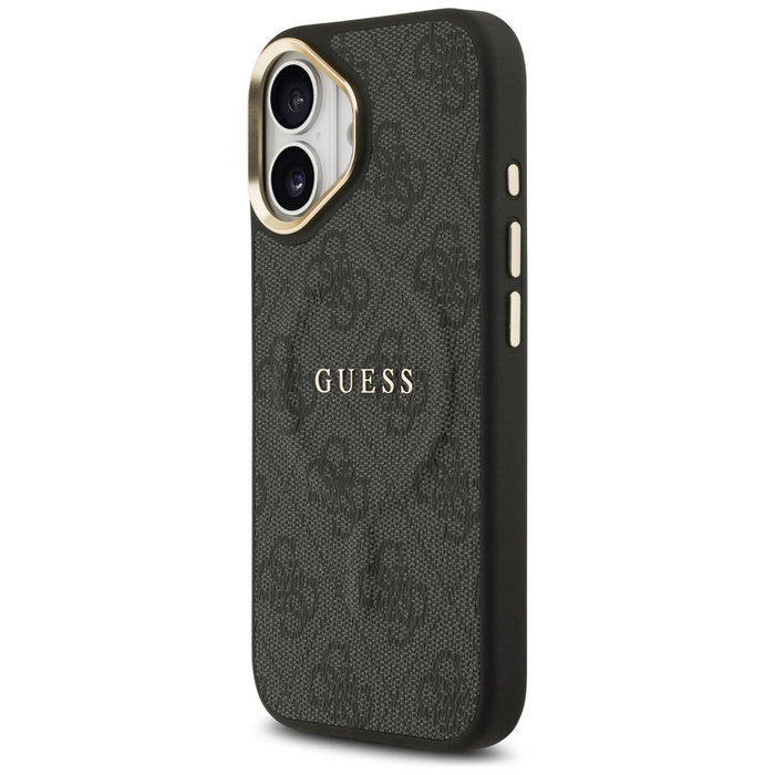 Etui Guess 4G PU Classic Logo MagSafe do iPhone 17 czarny
