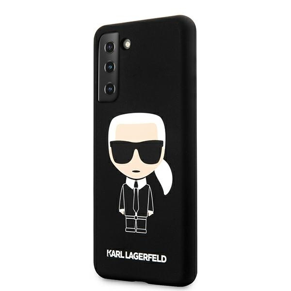 Etui KARL LAGERFELD Samsung Galaxy S21 Plus Silicone Iconic Czarny Hardcase
