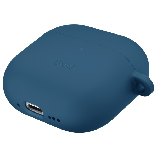 UNIQ etui Nexo AirPods 4 + Ear Hooks     Silicone niebieski/pacific blue