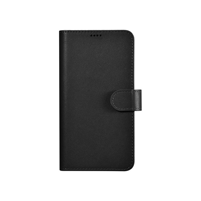 iCarer Wallet Case etui do Samsung Galaxy S23 skórzany pokrowiec portfel czarne