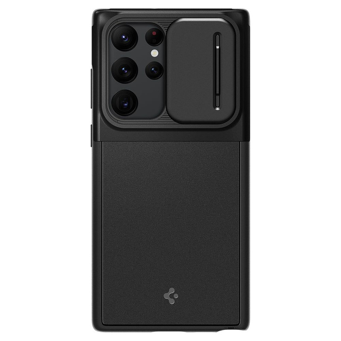 ETUI Spigen Samsung Galaxy S22 Ultra Optik Armor Czarny Case