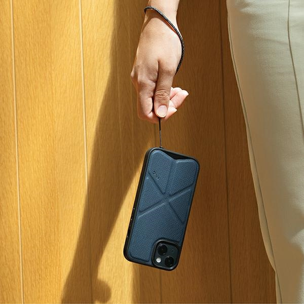 Etui UNIQ etui Transforma iPhone 13 6,1" niebieski/electric blue MagSafe