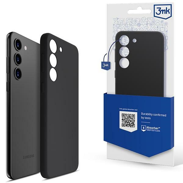 Etui 3MK Silicone Case Samsung Galaxy S23 5g S911 Czarny/black Case
