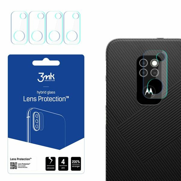 Szkło Hybrydowe 3MK Motorola Defy 2021 Lens Protect Ochrona Na Obiektyw Aparatu 4szt Glass