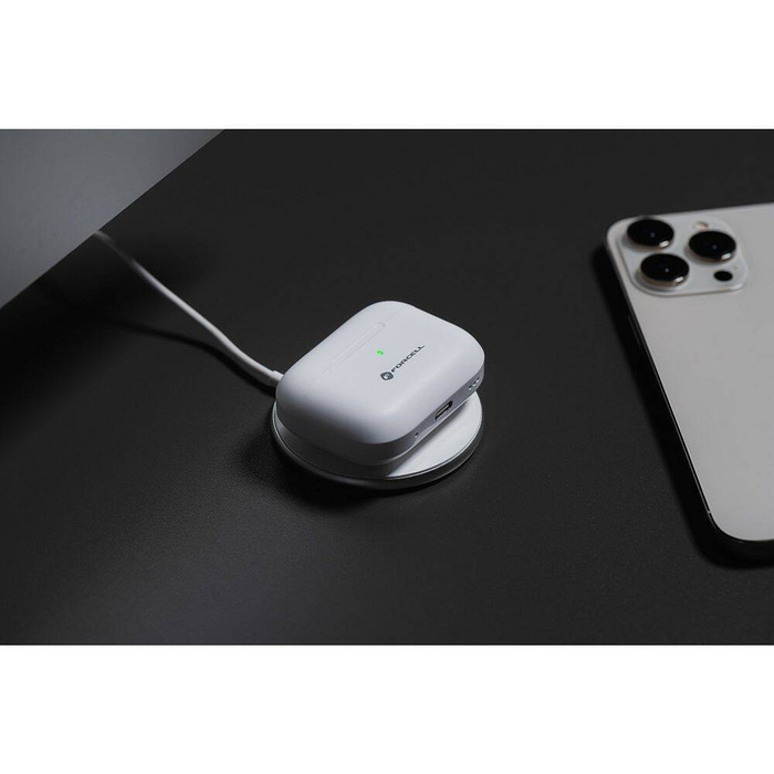 Słuchawki bezprzewodowe douszne Forcell F-Audio Master Pro TWS białe