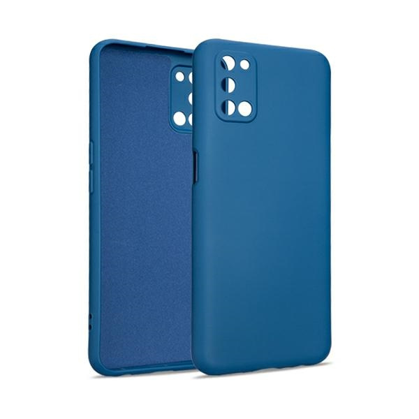 Beline Etui Silicone Oppo A52/A72niebieski/blue