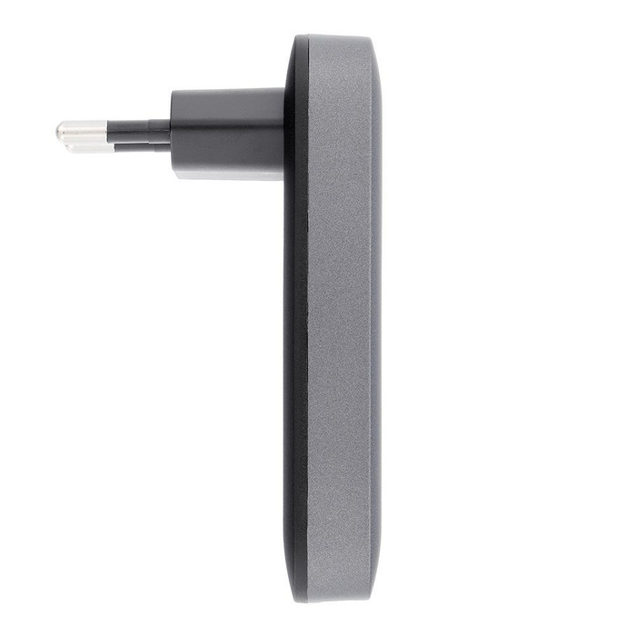 Ładowarka sieciowa do telefonu Forcell F-Energy Ultra Slim GaN III 2 x USB C + USB A QC4.0 PD 4A 65W VT-47 szara 0INT