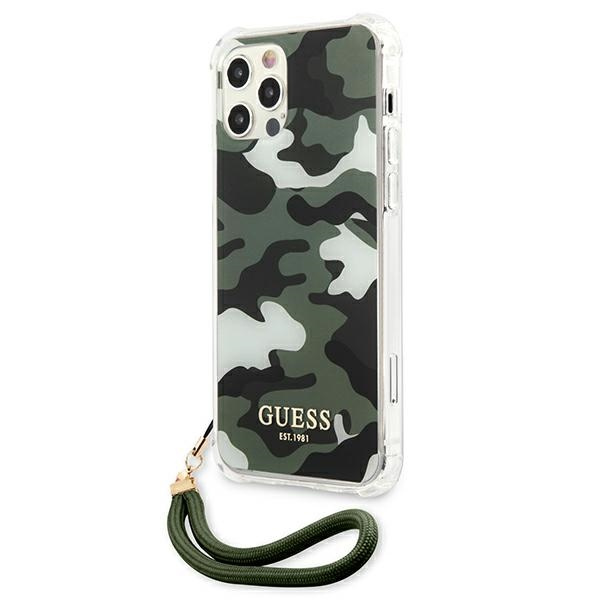 Etui GUESS Apple iPhone 12 Pro Max Camo Collection Khaki Hardcase