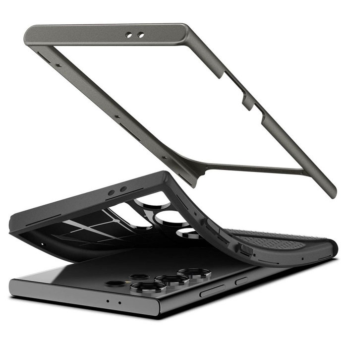 Etui Spigen Neo Hybrid Samsung Galaxy S24 Ultra Gunmetal Case