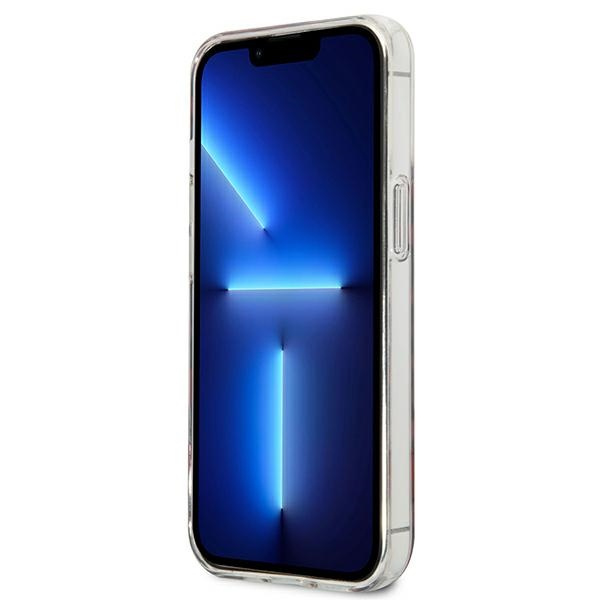 Etui GUESS Apple iPhone 13 13 Pro Leopard Czerwony Hardcase