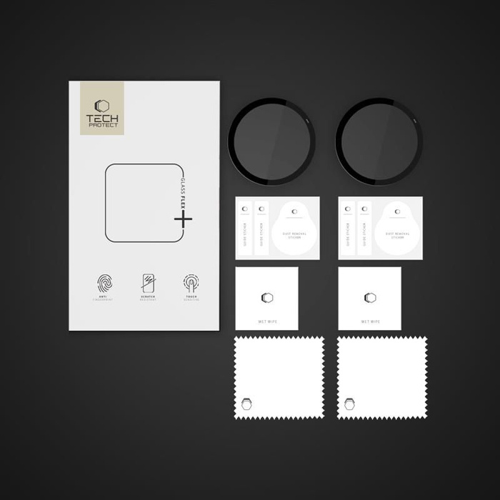 SZKŁO HYBRYDOWE TECH-PROTECT GLASS FLEX+ 2-PACK GARMIN VIVOACTIVE 6 BLACK