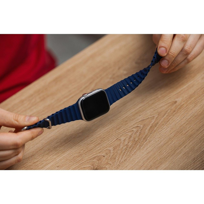 FORCELL F-DESIGN FA12 pasek do APPLE Watch 42 / 44 / 45 / 49 mm pomarańczowy