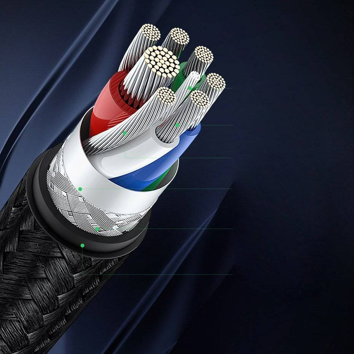 Ugreen MFI kątowy kabel przewód z bocznym wtykiem USB Typ C - Lightning Power Delivery 3 A 1 m szary (60763 US305)