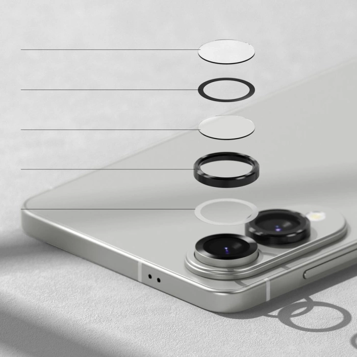 OSŁONA APARATU RINGKE CAMERA FRAME PROTECTOR GALAXY S25 EDGE BLACK