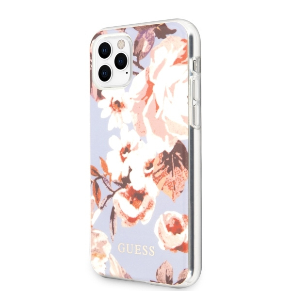 Etui GUESS Apple iPhone 11 Pro Max N°2 Flower Collection Liliowy Case
