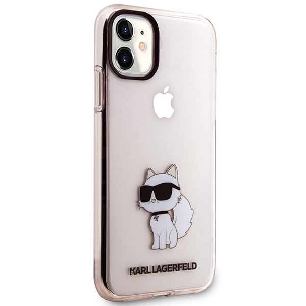 Etui Karl Lagerfeld KLHCN61HNCHTCP iPhone 11 6,1" różowy/pink hardcase Ikonik Choupette Case