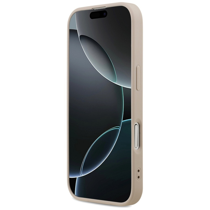 Etui Guess 4G Ring Classic Logo MagSafe  do iPhone 17 różowy