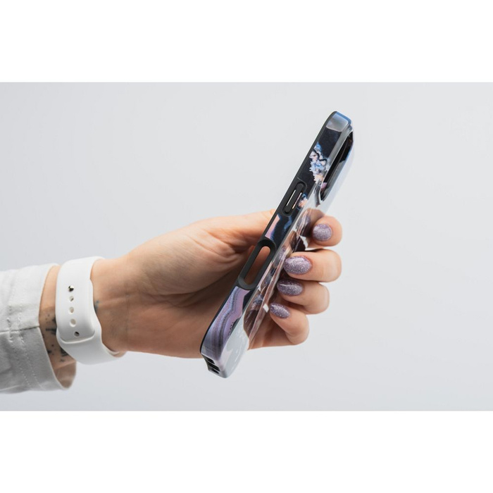 Etui na iPhone 16 PRO MAX Forcell F-Protect Mirage zgodny z MagSafe Military Drop-Test gold island