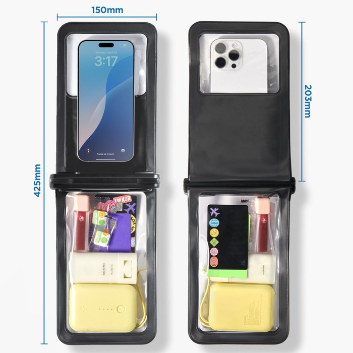 ETUI WODOODPORNE SPIGEN A603 UNIWERSALNE WATERPROOF CASE CZARNE