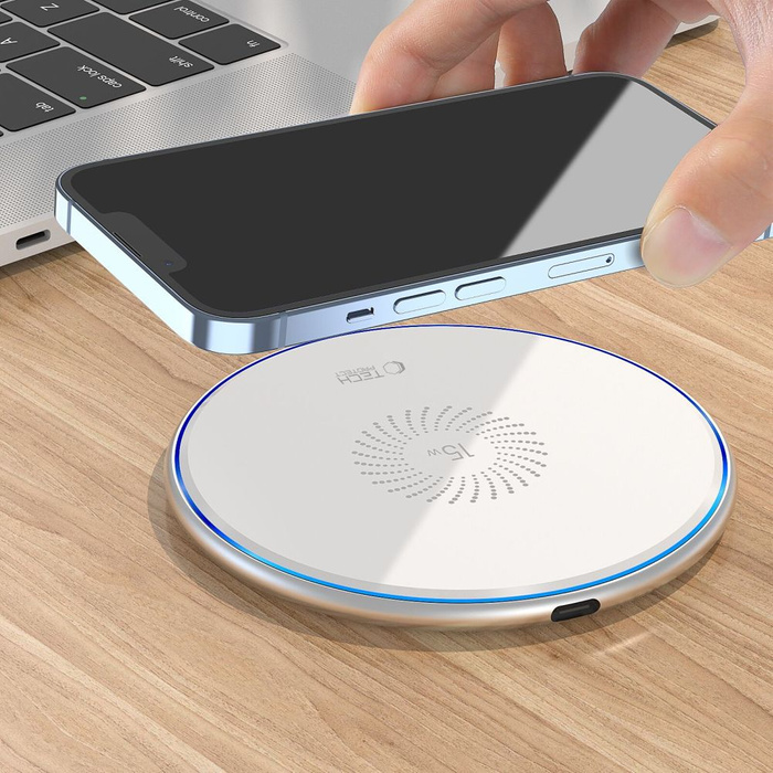 ŁADOWARKA TECH-PROTECT QI15W-C1 WIRELESS CHARGER 15W WHITE