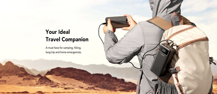 VEGER powerbank 50000 mAh PD QC3.0 5A 22,5W Tank Lite (W5001) czarny