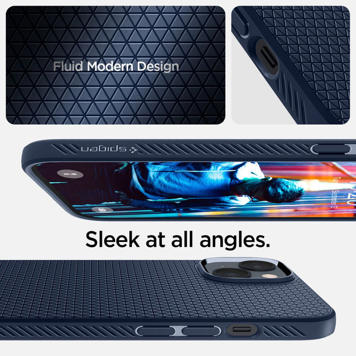 Etui Spigen Liquid Air iPhone 14 Plus Navy Blue