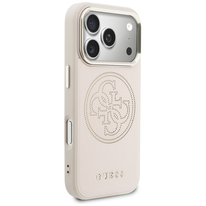 Etui Guess Perforated 4G MagSafe do      iPhone 17 Pro różowy